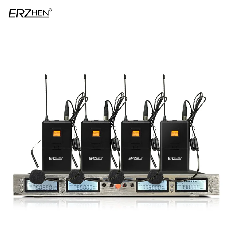 

Wireless microphone, 3000GT2 professional, optional frequency UHF KTV special session, turn head to wear microphone system