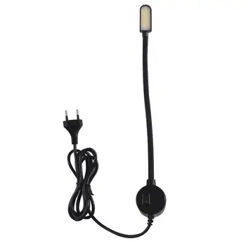 

Portable 3W Sewing Machine LED Light with Magnetic Mounting Base US/EU Plug Gooseneck Lamp for All Sewing Machine Lighting