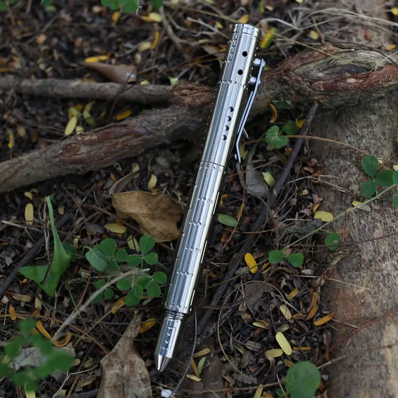 Тактическая ручка из титанового сплава, вольфрамовая стальная головка, металлическая ручка для самообороны, многофункциональное внешнее аварийное разбитое окно, инструмент для повседневного использования
