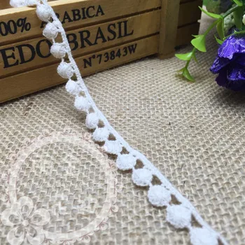 

60yards 1cm Cute Pom Pom Trim Fringe Trimming Draper Ball Accessories DIY Craft Sewing Garment Accessories Free Shipping