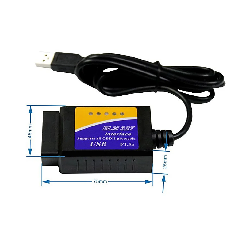 PICI8F25K80 подходит для ELM327 V1.5 obd2 USB Сканер automotivo Авто диагностический инструмент OBD 2 escaner automotriz vag com код считыватель