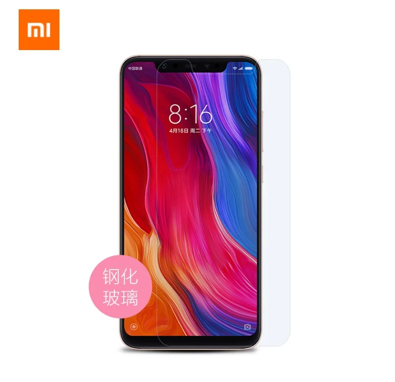 Оригинал закаленное стекло xiaomi для mi 8 6 21 дюймов H полное покрытие экрана