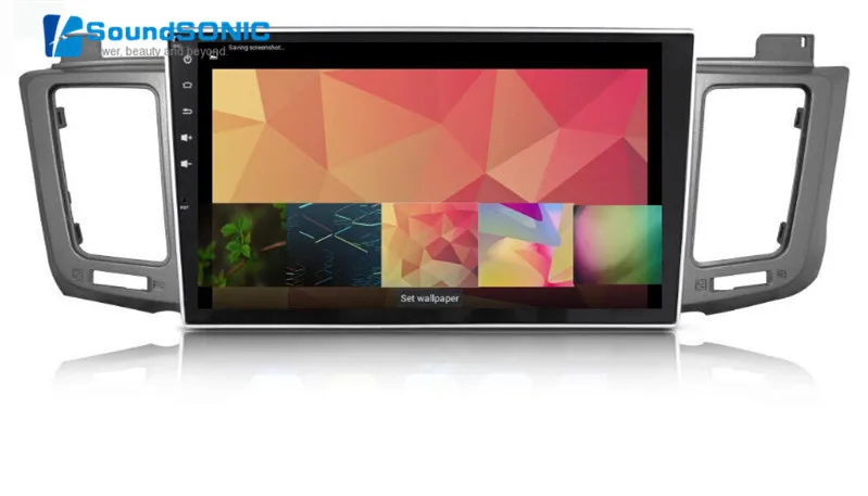 Flash Deal 10.2Inch Full Touch Screen Android 6.0 Car DVD GPS Special for Toyota RAV4 2014 2015 2016 with Wifi 1024*600 HD Screen 2