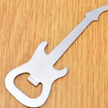 Нержавеющая сталь гитара моделирование открывалка для бутылок пива 5 шт./лот