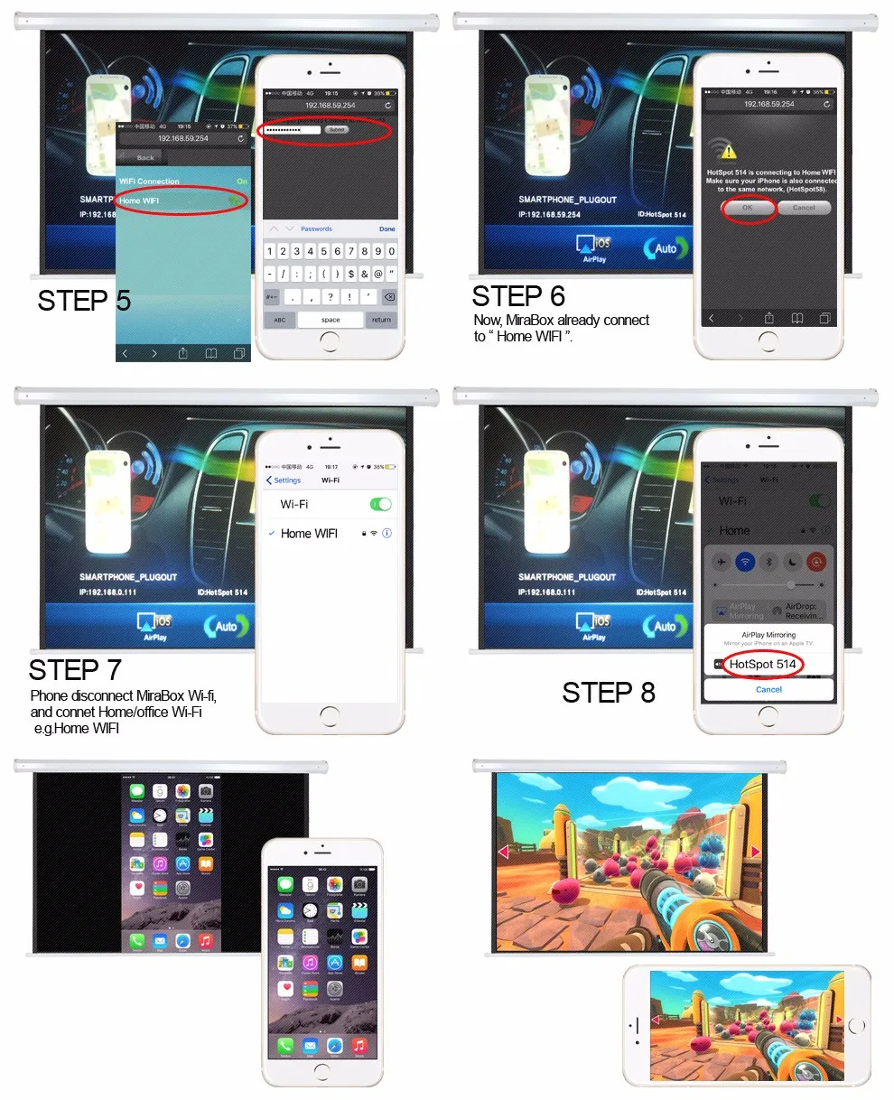 Mirabox 5G Car wifi Mirrorlink Box Support Youtube Mirroring For iOS10 Phone For Android Phone Car&Home Mirrorlink Box With HDMI (12)