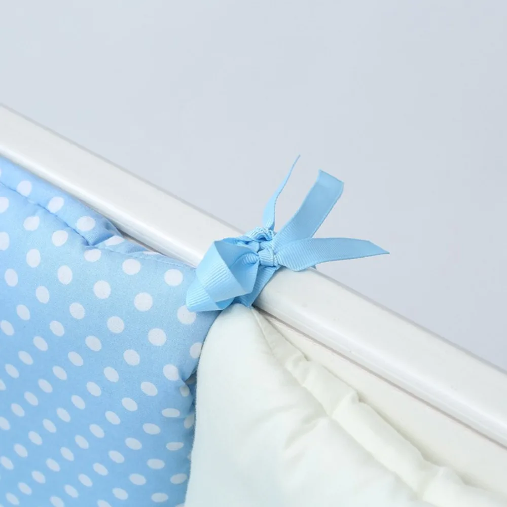 6Pcs/Lot Baby Bed Bumper in the Crib Cot Bumper Baby Bed Protector Crib Bumper Pads Cotton Blend Baby Bedding Safety Rail