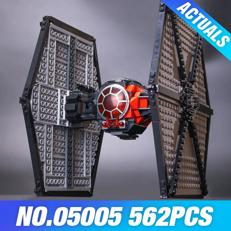 

Lepin 05005 The First Order Tie Set Fighter Genuine Star Plan DIY 75101 Building Blocks Bricks Educational Wars Toys Kids Gifts