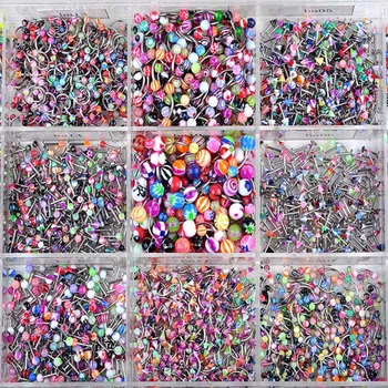 

Wholesale 90Pcs/lot Punk Tragus Labret /Lip Ring Sexy Bars/Ear Rings/Belly/ Eyebrow Body Piercing Jewelry