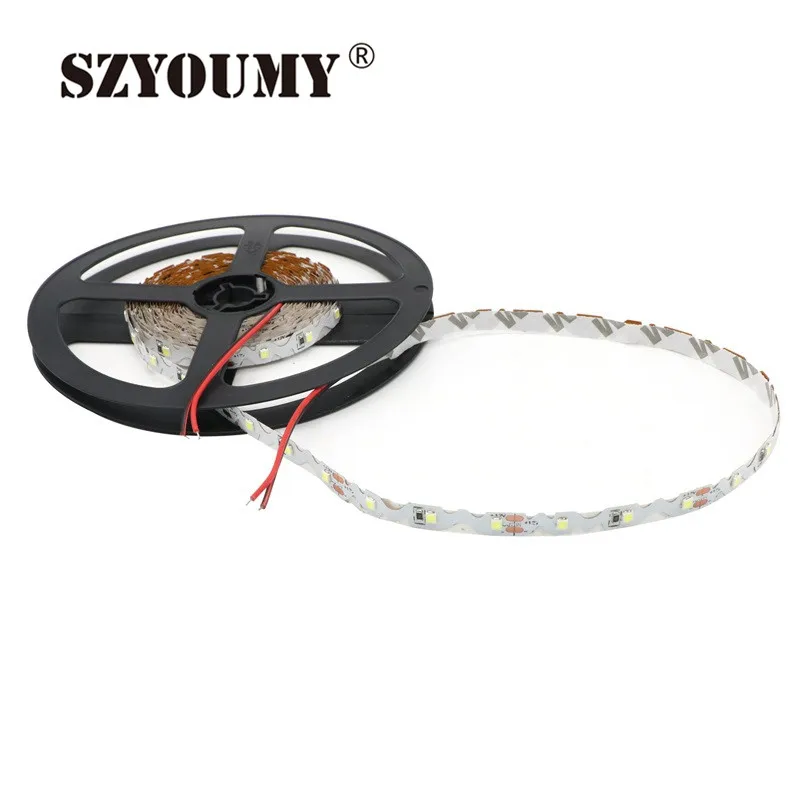 SZYOUMY S Форма SMD2835 Светодиодные ленты света 60 светодиодный s/M не водонепроницаемый гибкий Светодиодные ленты s Epistar чип долгий срок службы с