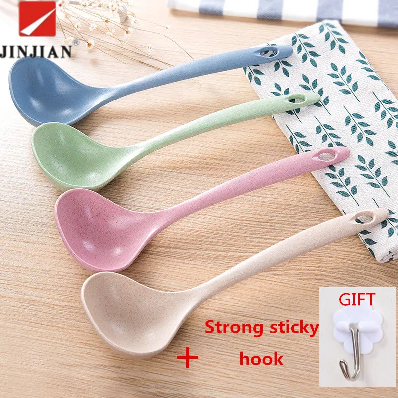 Big Soup Rice Spoon Long Handle Spoon Creative Strainer Kitchen Spoon