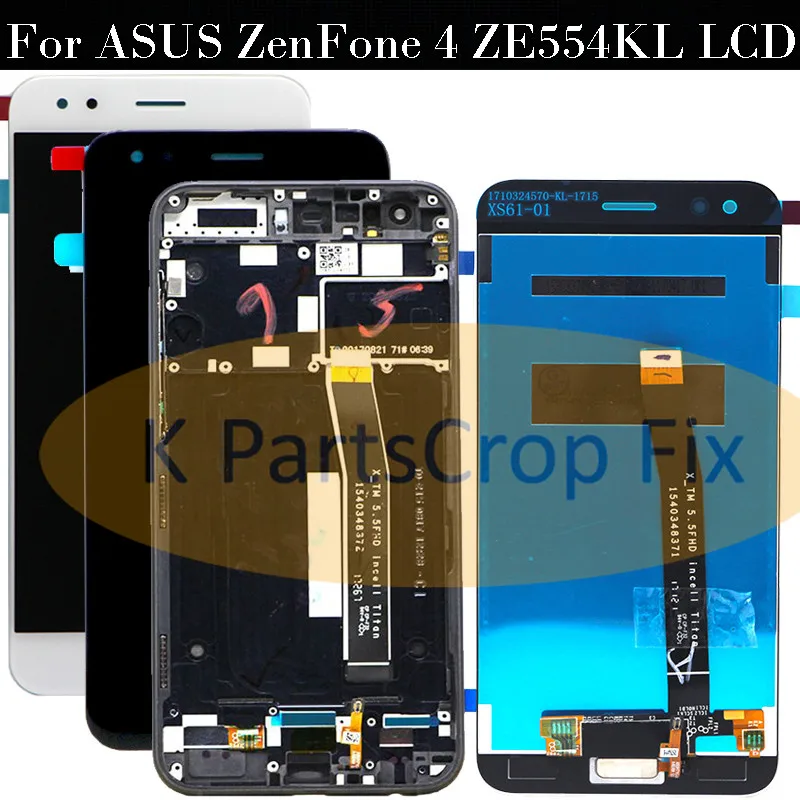 

5.5"For ASUS Zenfone 4 ZE554KL Lcd Screen Display with Touch + frame Digitizer Assembly replacement For ASUS ZenFone 4 ZE554KL