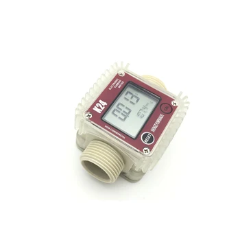 

K24 LCD Turbine Digital Diesel Fuel Flow Meter for Chemicals Water Sea Adjust