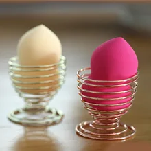 Держатель спонжа порошка Дисплей Стенд сталь 1 шт. яйцевидные пуховки губчатый смеситель сушилка стеллаж для хранения портативный Красота Макияж Косметические Инструменты