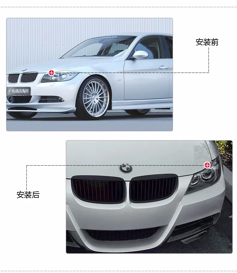 1 пара автомобильный из углеродного волокна передний бампер спойлер сплиттерная губа ДЛЯ BMW E92 M3 M tech Стиль передний разделитель губы подходит: E90 E92 M3 бампер