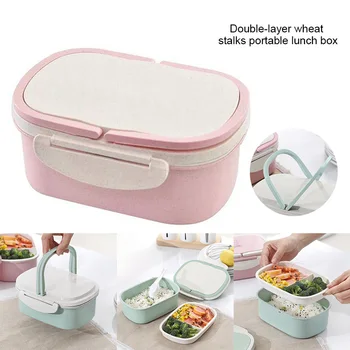 

Lunch Box Portable with Portable Insulated Lunch Box Food Snack Fruit Storage Store
