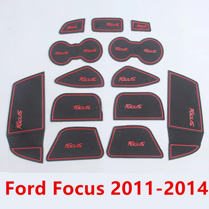 Противоскользящий резиновый коврик для ворот Ford Focus 3 MK3 2011 2014 пред facelift ST RS
