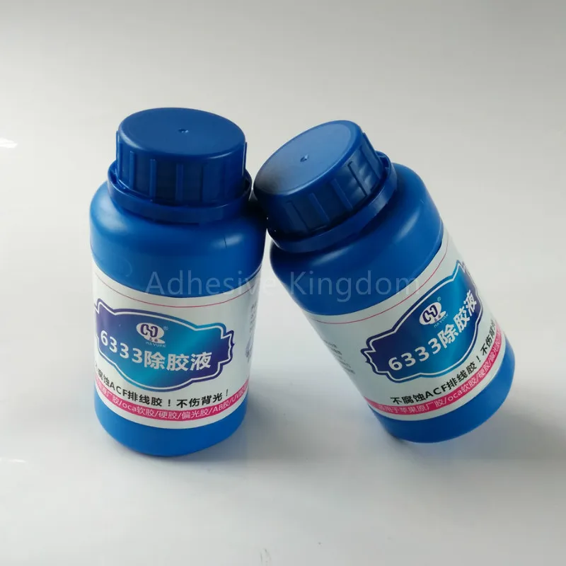 

2pcs 6333 250ml remove glue 8333 upgrade version oca removal liquid polarized UV degumming rework solution
