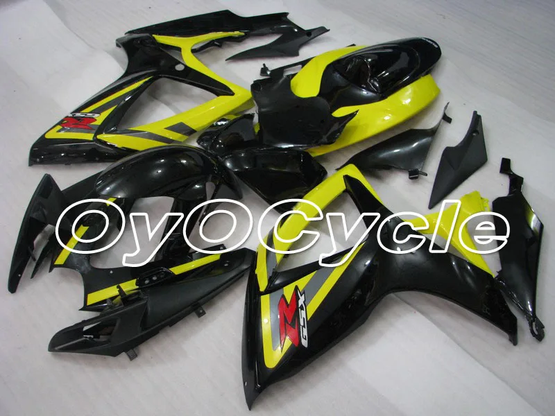

For 06-07 Suzuki GSXR600 GSXR750 K6 K7 GSXR 600 750 Injection Motorcycle ABS Fairing Bodywork Kit 2006 2007 Black Yellow
