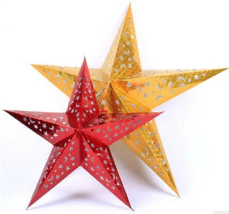 Flashy Christmas Decorative Star Christmas Ornaments Outdoor Decoration