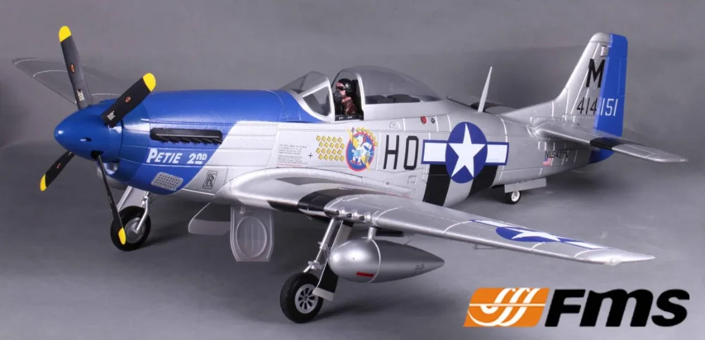 FMS 1400 мм/1 4 м Gaint Warbird P51 P-51D Mustang Petie 2nd новейший V8 PNP большие масштабные