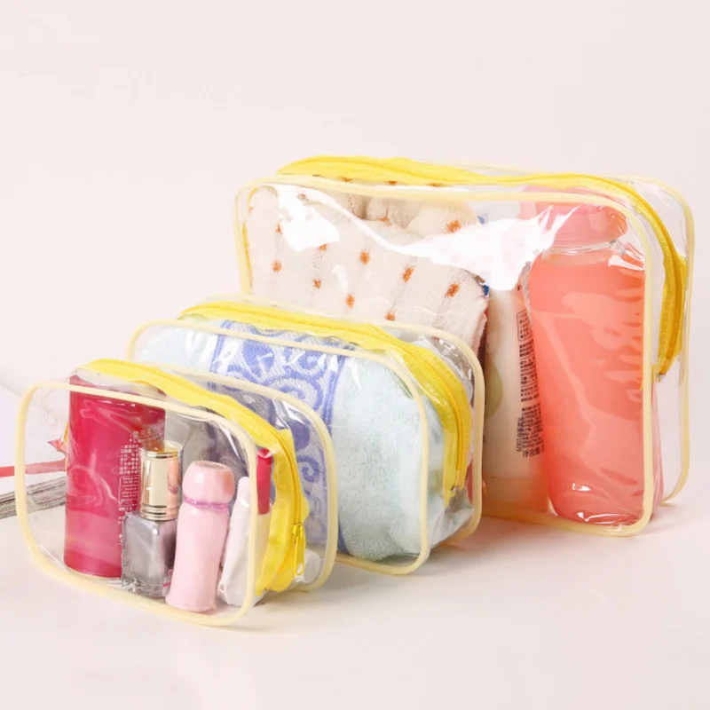 

Travel Transparent Cases Clothes Toiletries Storage Bag Box Luggage Towel Suitcase Pouch Zip Bra Cosmetics Underwear Organizer