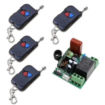 

AC 220V 1 Way Relay Wireless Remote Control Light Switch 315Mhz RF Receiver Relay Smart Home Remote Controller Mini Size