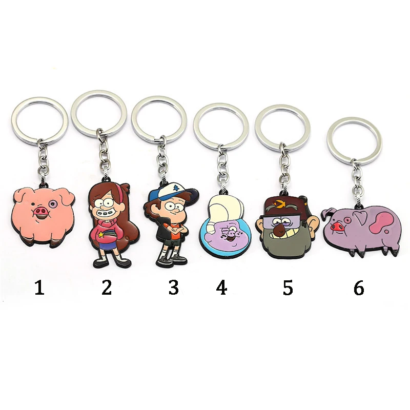 Брелок для ключей Dipper Pines книжный дневник Зодиак кольцо мужчин женщин сумка llaveros