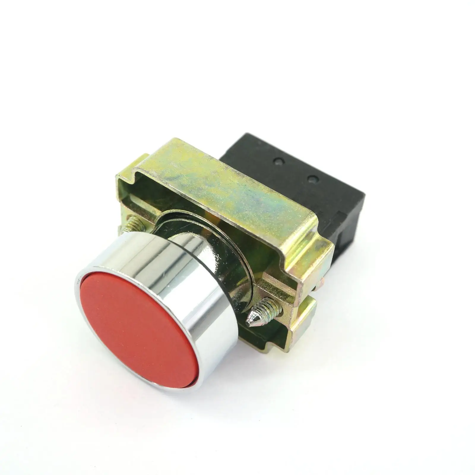 XB2BA42C 1 N/O Мгновенный Круглый красный кнопочный переключатель 22 мм 10A 600 в |