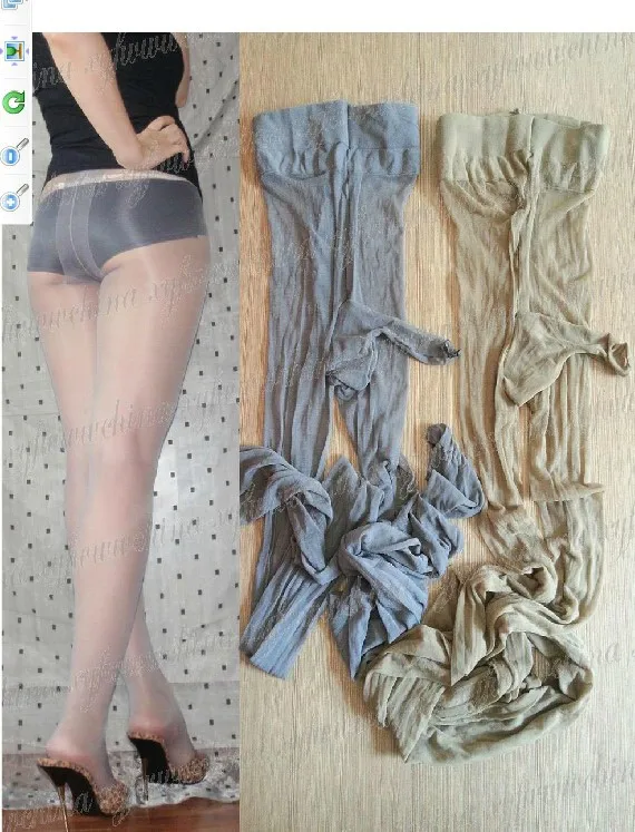 

SW09A067 20D Glossy and smooth sheer to waist mens socks big and tall size
