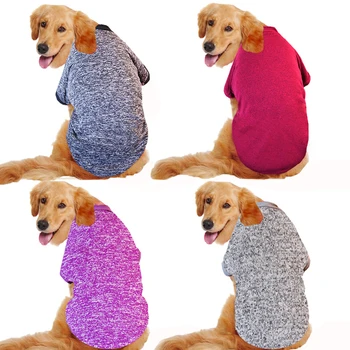 

Winter Pet Dog Clothes for Large Dogs Warm Cotton Big Dog Hoodies Golden Retriever Pitbull Coat Jacket Pets Clothing Sweaters