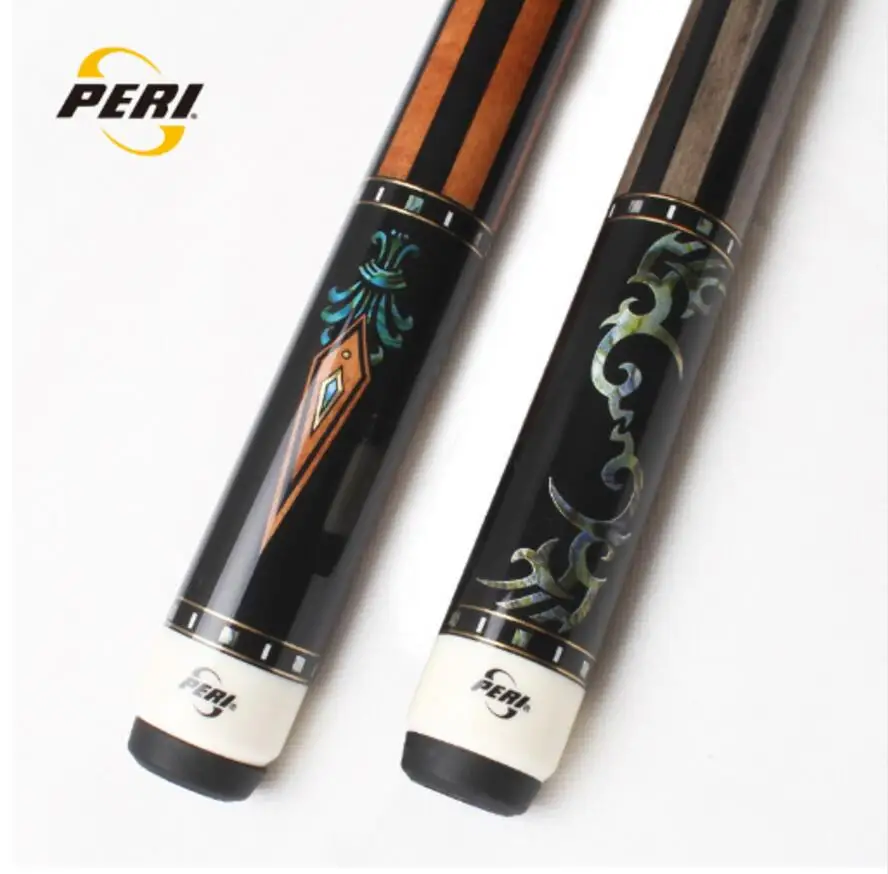 

PERI EXG 2-Piece Pool Cue/Pool Stick Ergonomic Design Hardwood Canadian Maple Billiard Cue Stick Kit 12.75mm Hard Pro Tip 2019