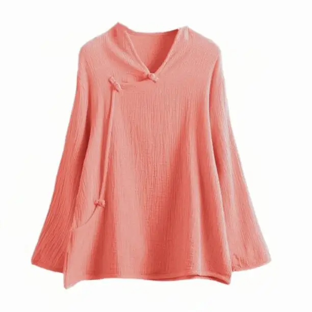 New Women Blouse Femininas 2018 Long Sleeve Blouse Shirt Women V-Neck Casual cotton Linen Shirts Plus Size Lady Shirt S-5XL 6XL New Women Blouse Femininas 2018 Long Sleeve Blouse Shirt Women V-Neck Casual cotton Linen Shirts Plus Size Lady Shirt S-5XL 6XL