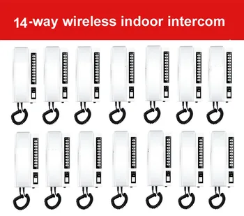 

ZHUDELE New 2.4Ghz Digital wireless indoor intercom/interphone w/t stable signal transmission for 14-way,99 handsets extendable