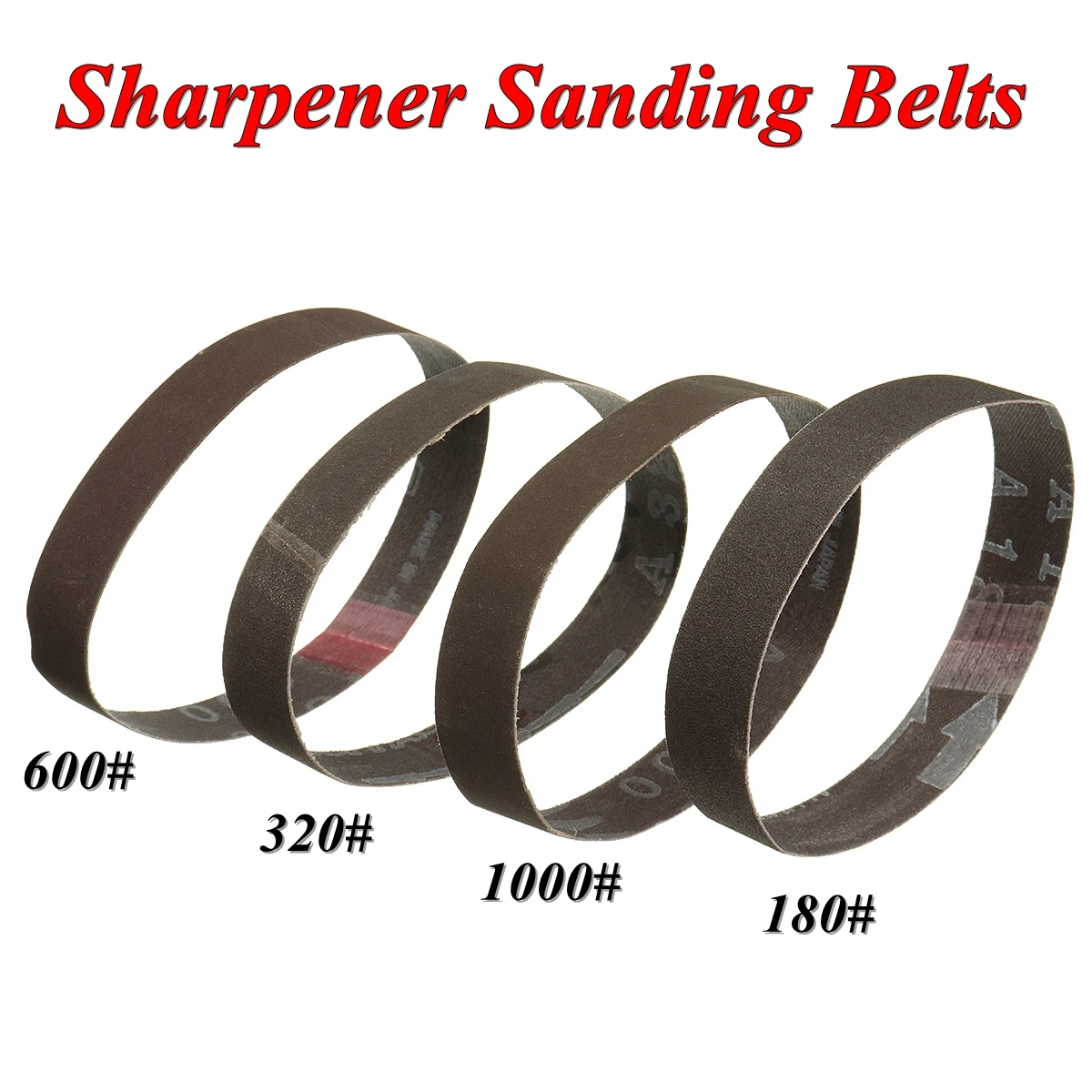 

Sharpener Sanding Belts Knife Sharpener Tool Abrasive 180# 320# 600# 1000# Assorted