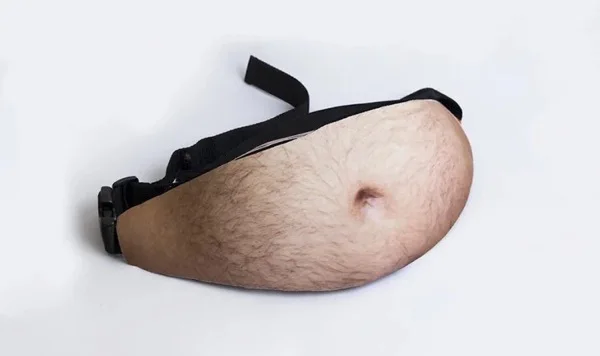 Brinquedo para Diversão Brinquedo Engraçado Criativo Papai Anti-roubo Simulação Invisível Barriga Cerveja Cintura Bod 4 Brincadeiras e piadas