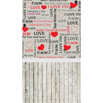 

Valentine's Day Vinyl Photography Backdrops Newborns Customized Computer Printed Background Love valentine 5X8ft F-1924