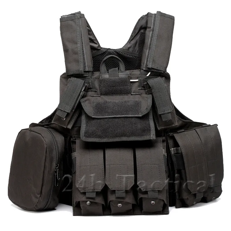Color : Black, Size : One Size Armee Taktische Ausrüstung Military Molle Weste Jagd Rüstung Weste Airsoft Gear Paintball Kampf Schutzweste for CS Wargame Color : Black, Size : One Size Armee Taktische Ausrüstung Military Molle Weste Jagd Rüstung Weste Airsoft Gear Paintball Kampf Schutzweste for CS Wargame