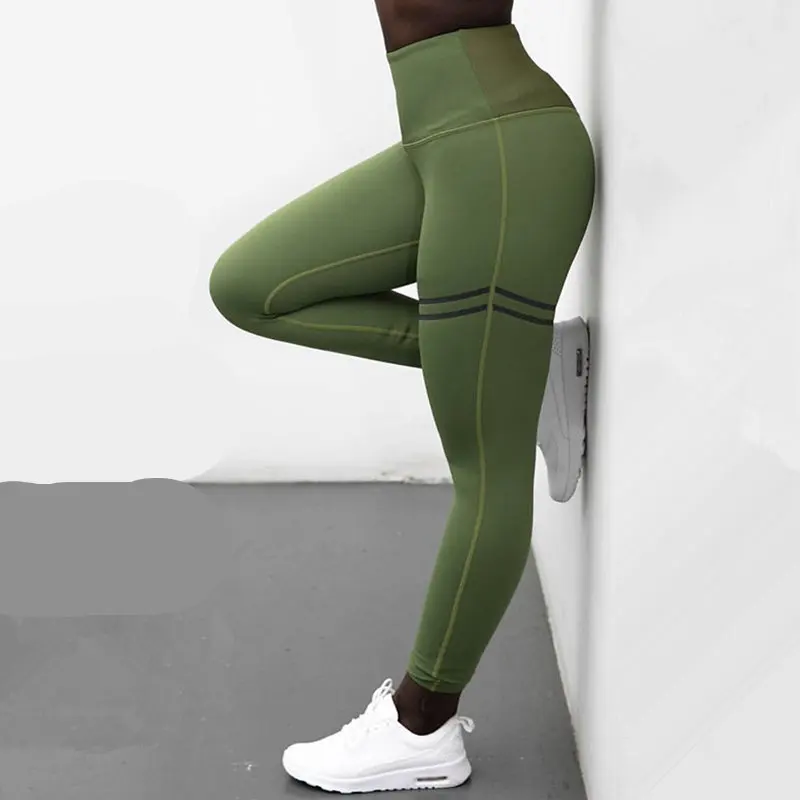 Для женщин Йога эластичные брюки с высокой посадкой Фитнес спортивные облегающие леггинсы с принтом спортивная одежда для бега спортивные штаны для девочек Спортивная быстросохнущая тренировочные штаны