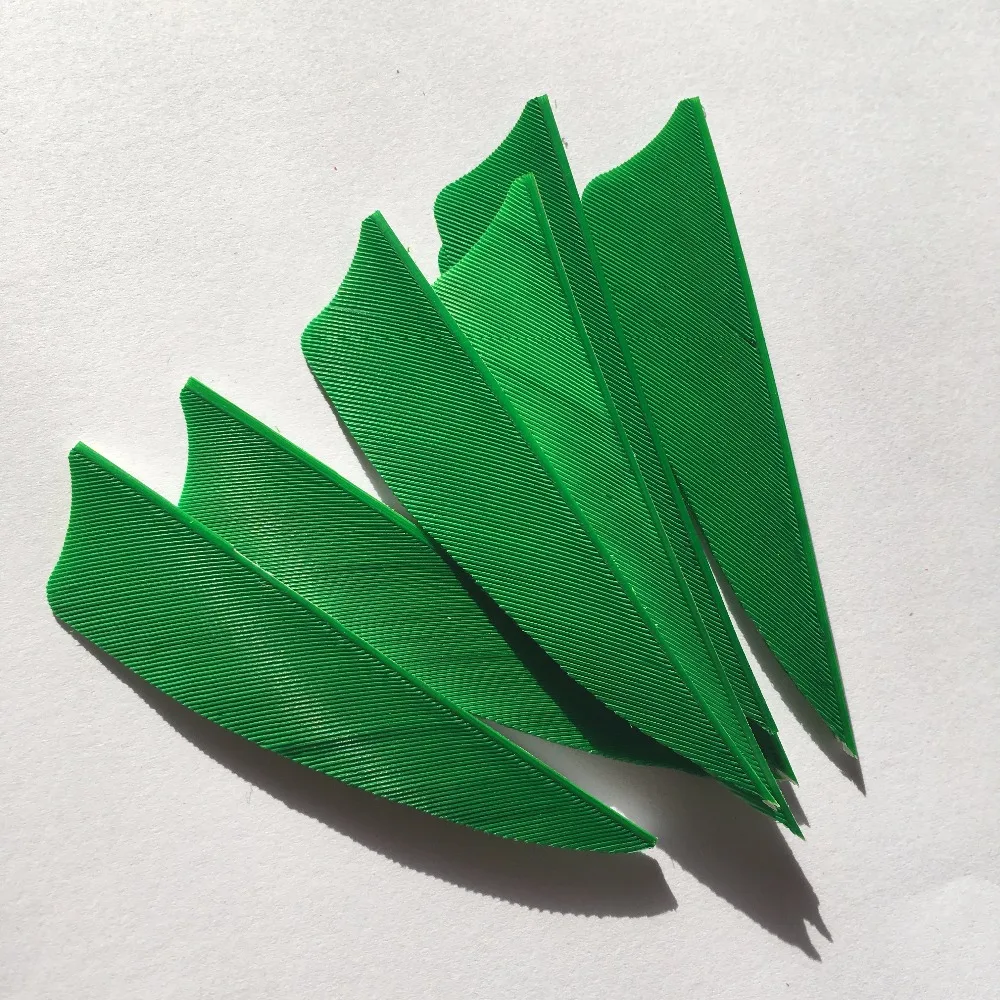 

Best-quality 5 size 20pcs 5"inch Feath Shield Cut Shape Archery Traditional Feather Arrow FletchingHigh Quality