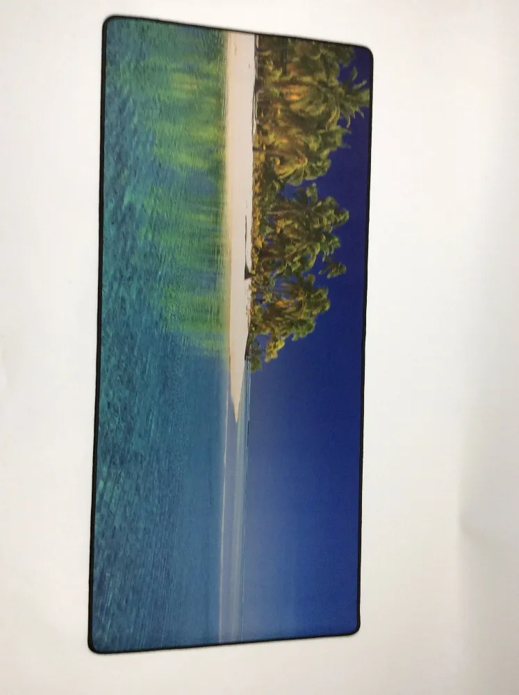  Yuzuoan Beach Starfish Speed Free Shipping Large Lock Edge Gaming Mousepad Computer Desk Table Mous