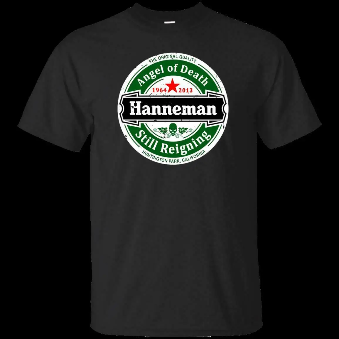 

JEFF HANNEMAN Unisex T Shirt - Slayer Still Reigning Angel of Death Short Sleeve