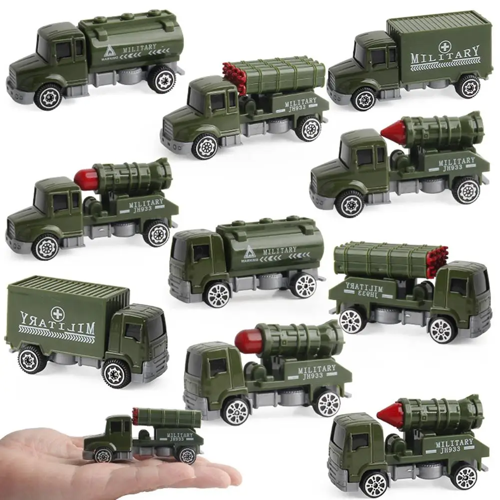 1: 64 5 шт сплав оттягивает назад военный автомобиль модель высокого моделирования