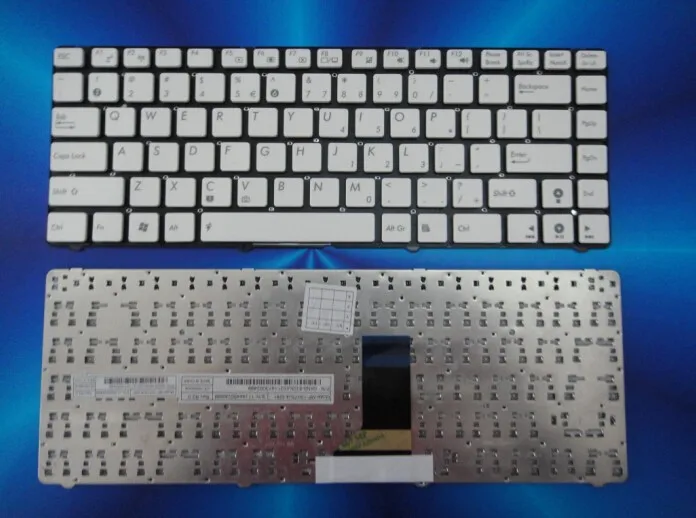 100% новая и Оригинальная клавиатура США для ASUS U36 U36J U36JC U36S u36su U36R белая без рамки