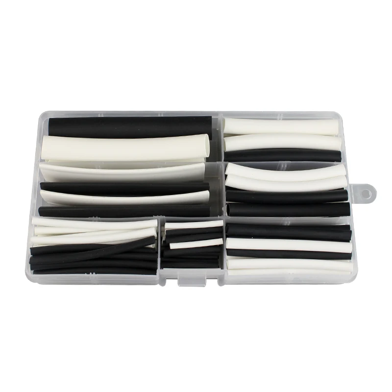 

102/106 pcs Set Polyolefin Shrinking Assorted USB DIY Heat Shrink Tube Wire Cable Insulated Sleeving Tubing Set