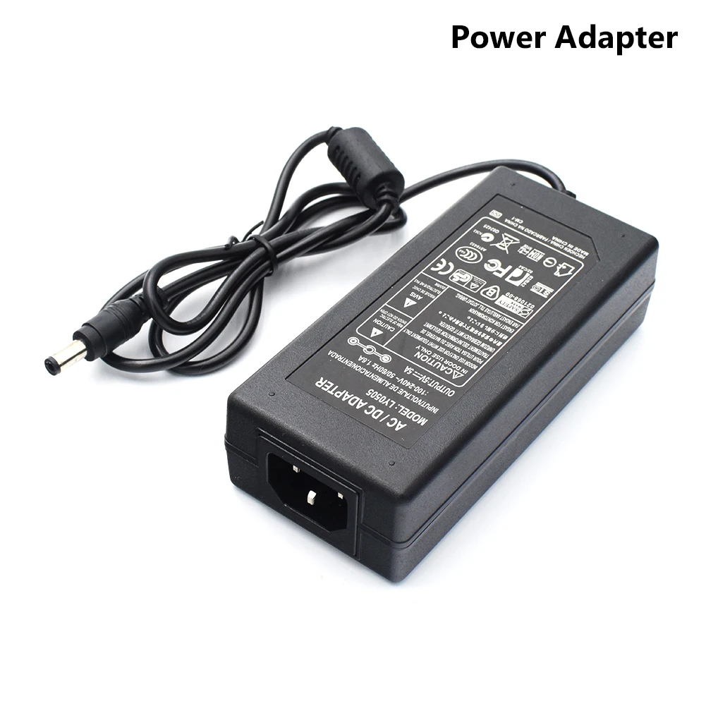 

High Quality 5.5x2.1mm AC 100-240V 96W 72W Converter Power Supply Charger Adapter 5V 12V 5A 6A 7A 8A Transformer No Input Cable