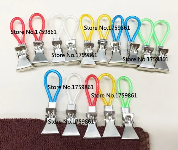 2015 Hot 30pcs towel clips and metal clip hangers for Towels and
