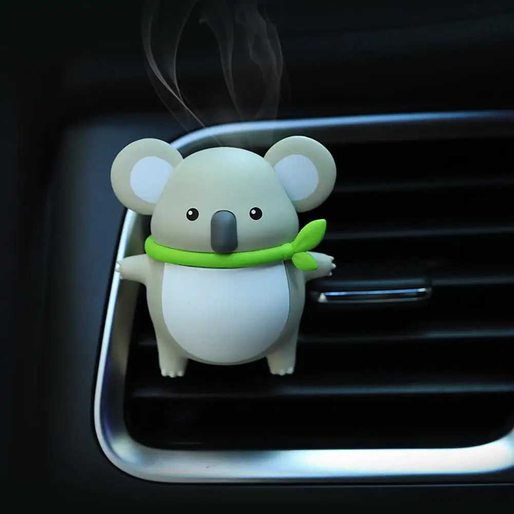 Cartoon Panda Koala Car Air Vent Freshener Fragrance Perfume Clip