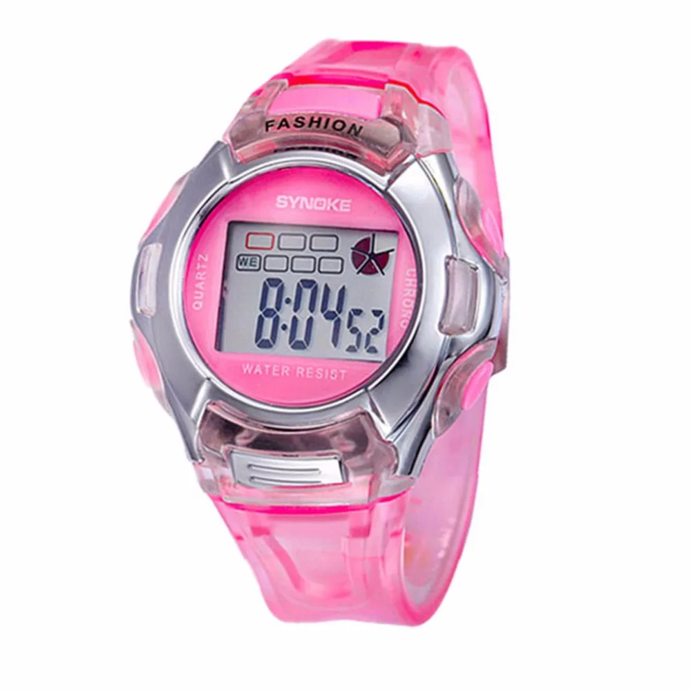 Для мальчиков и девочек Relojes светодиодный наручные часы многофункциональные водонепроницаемые Relogio детские спортивные часы