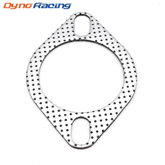 Aluminum 2.5 Inch 63mm Car Engine Exhaust Gasket Downpipe Flange Universal  Exhaust Pipe Gasket With Two Holes 5pcs/lot - Exhaust Gaskets - AliExpress