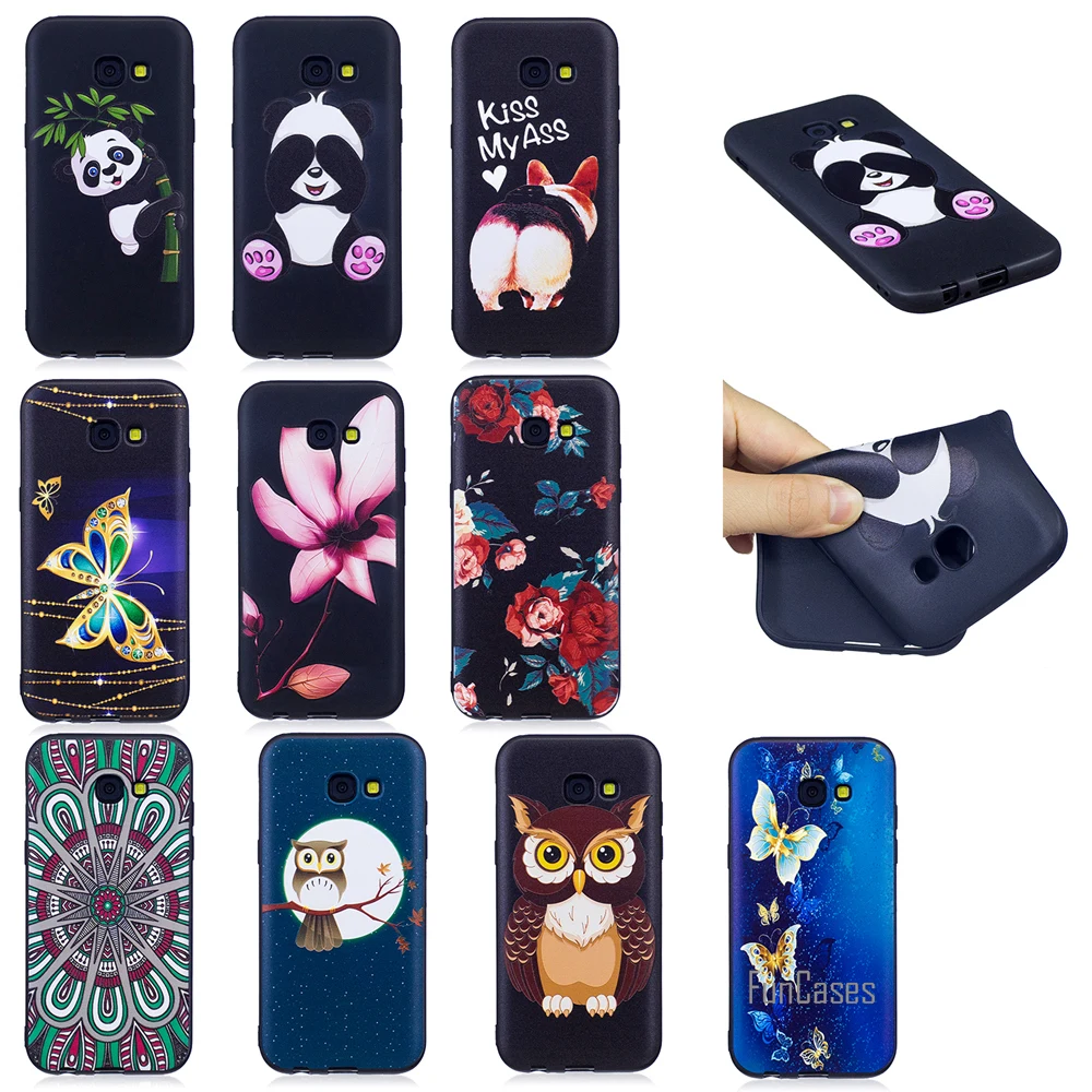 

Top Quality HD Relief Soft TPU Phone Case For Samsung Galaxy S7 Edge J7 2017 J3 J5 A5 A3 2016 eagle owl For Samsung S8 Plus Etui